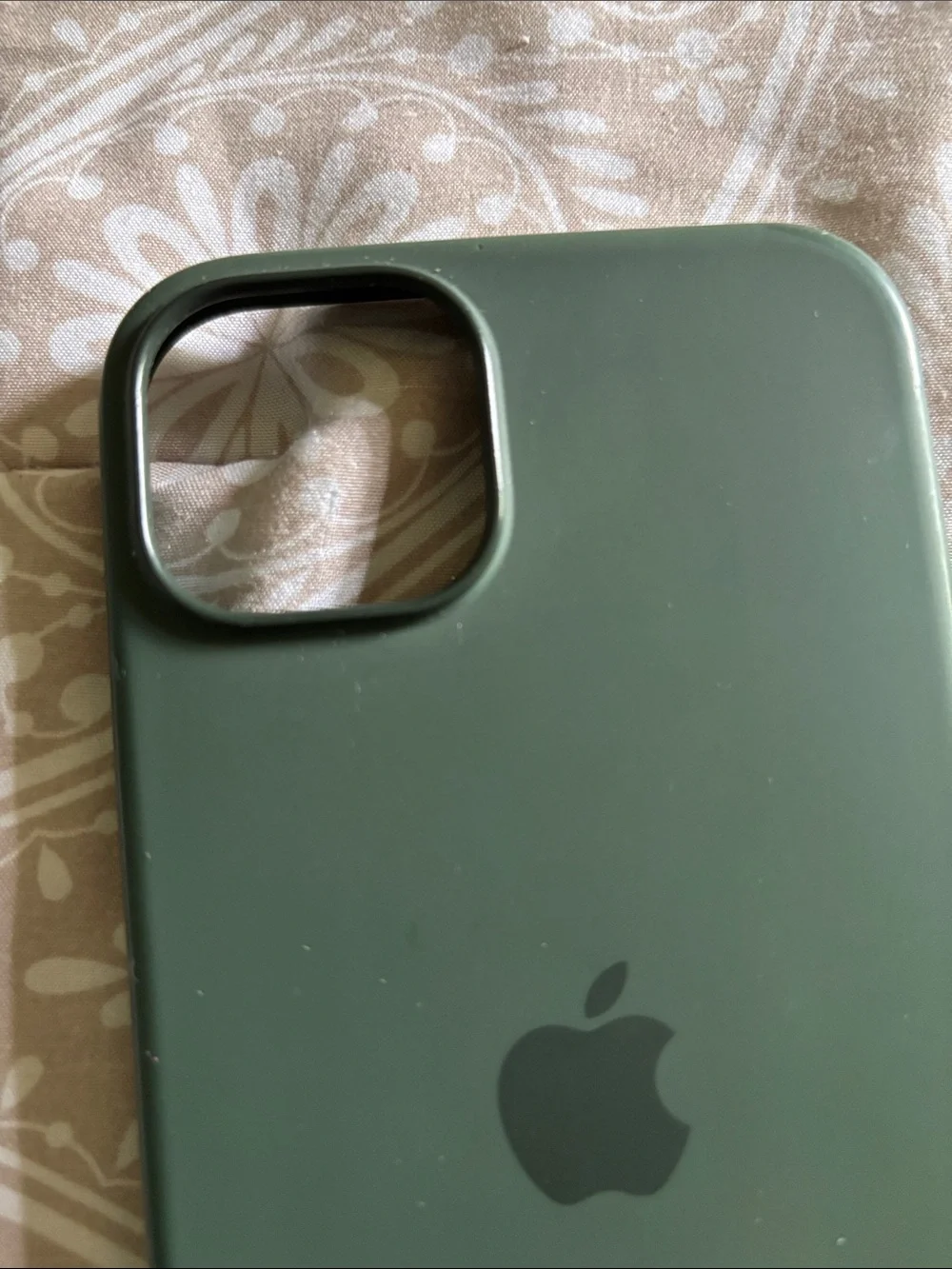 Apple Silicone iPhone 15 Plus Case - Dark Green